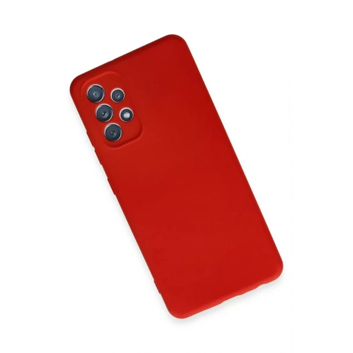 Samsung Galaxy A32 Kılıf First Silikon - Kırmızı