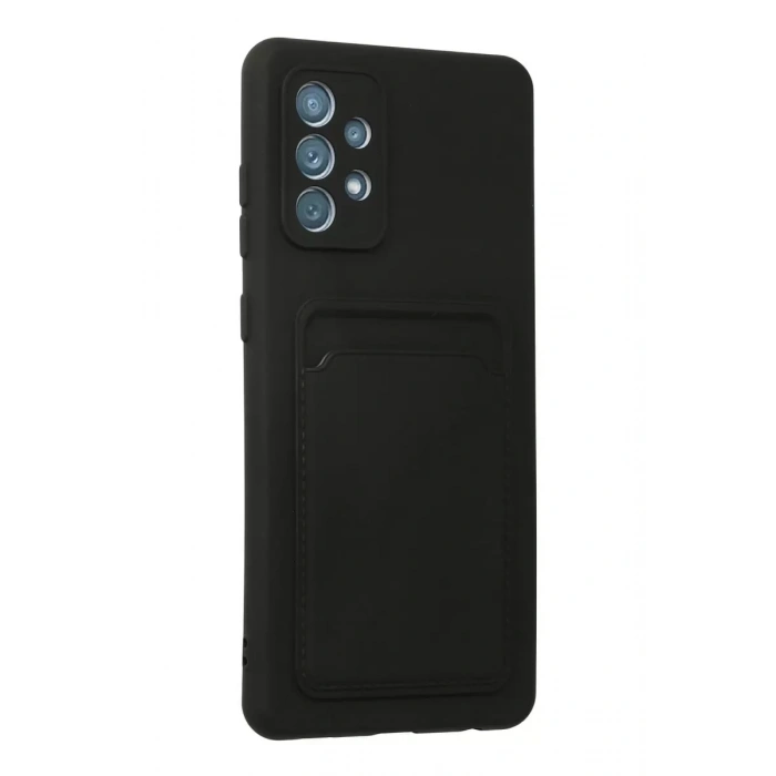 Samsung Galaxy A33 5G Kılıf Kelvin Kartvizitli Silikon - Siyah
