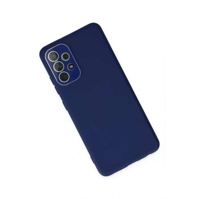 Samsung Galaxy A33 5G Kılıf Lansman Glass Kapak - Sky Blue