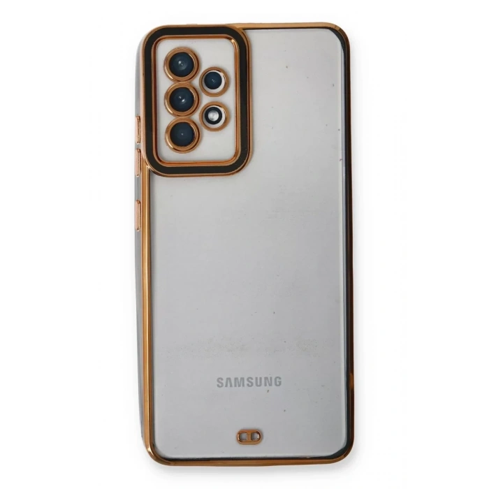 Samsung Galaxy A33 5G Kılıf Liva Lens Silikon - Siyah