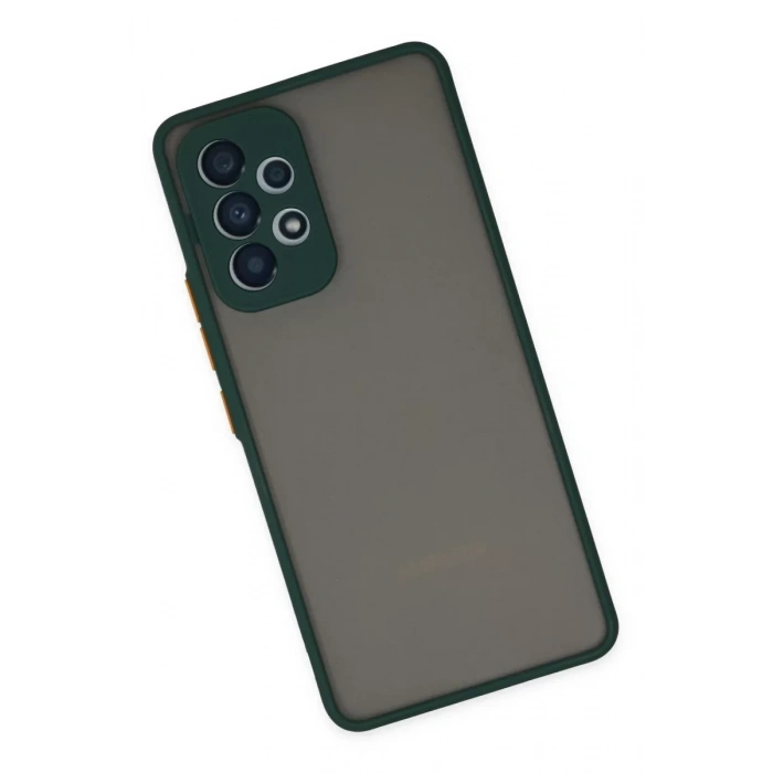 Samsung Galaxy A33 5G Kılıf Montreal Silikon Kapak - Yeşil