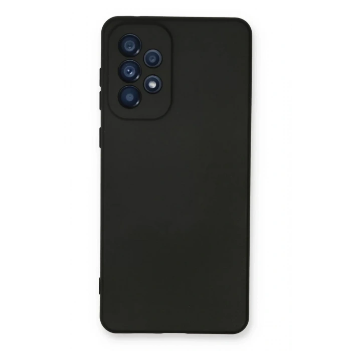 Samsung Galaxy A33 5G Kılıf Nano içi Kadife Silikon - Siyah