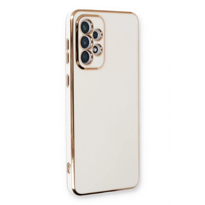 Samsung Galaxy A33 5G Kılıf Volet Silikon - Beyaz