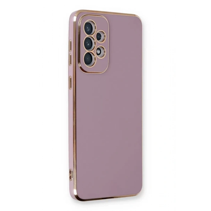 Samsung Galaxy A33 5G Kılıf Volet Silikon - Mor