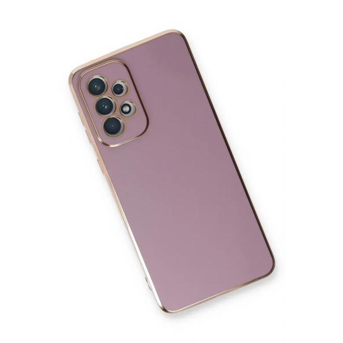 Samsung Galaxy A33 5G Kılıf Volet Silikon - Mor