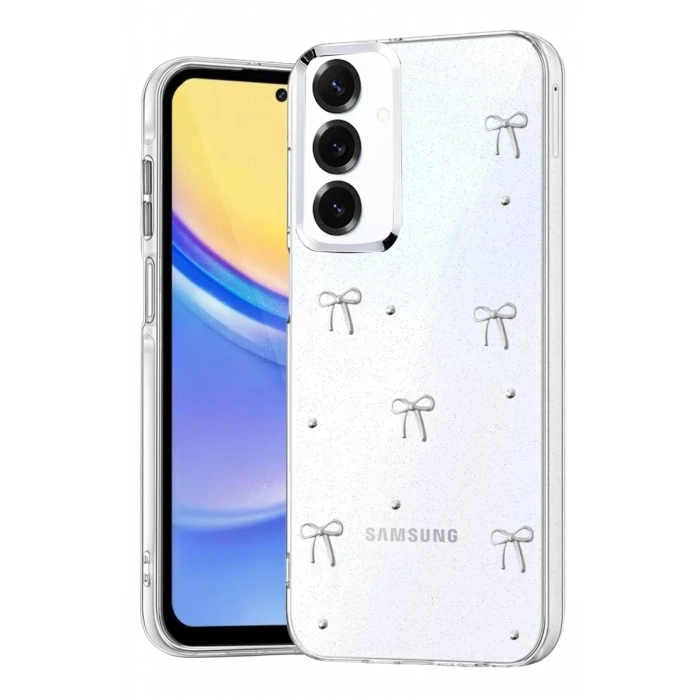 Samsung Galaxy A34 5G Fiyonk Desenli Kapak - Desen 5