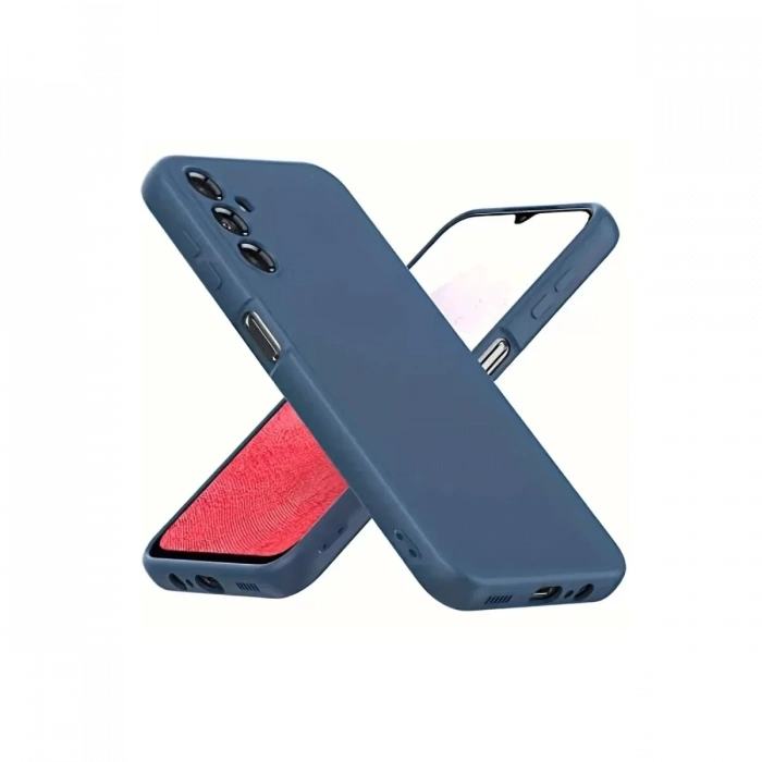 Samsung Galaxy A34 5G Kılıf First Silikon - Lacivert