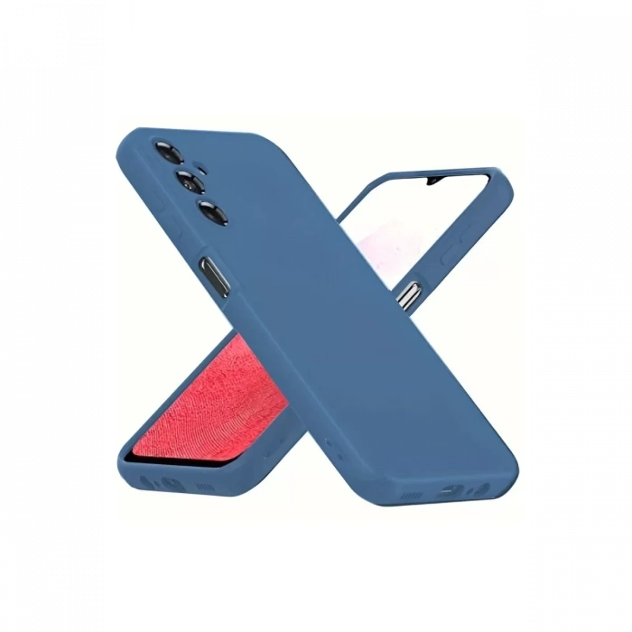 Samsung Galaxy A34 5G Kılıf First Silikon - Mavi