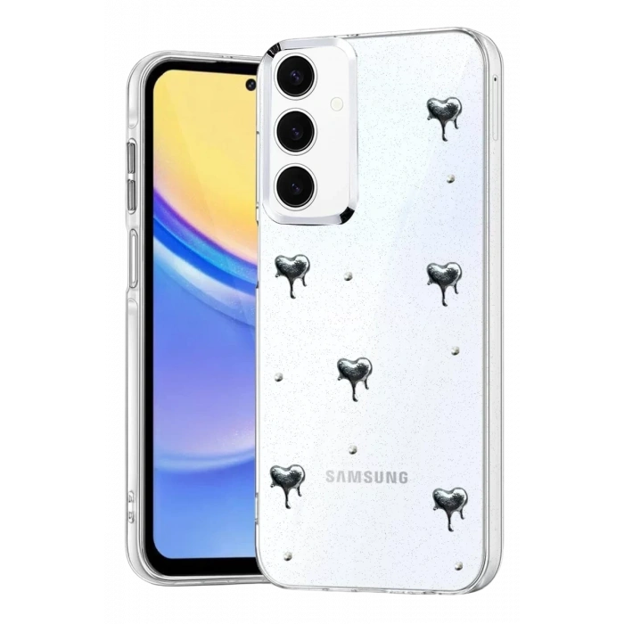 Samsung Galaxy A35 5G Fiyonk Desenli Kapak - Desen 3