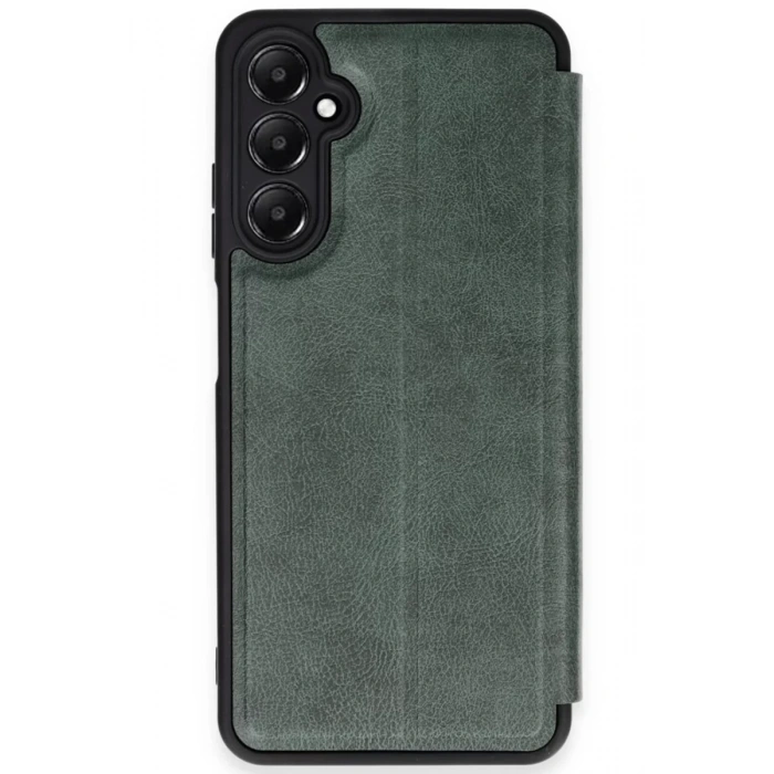 Samsung Galaxy A35 5G Kılıf Flip Cover - Koyu Yeşil