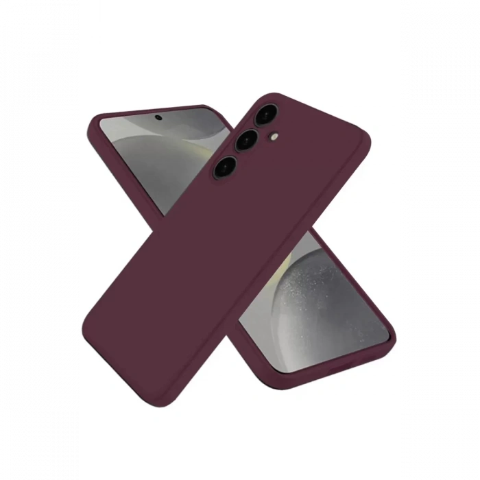 Samsung Galaxy A36 Kılıf First Silikon - Mürdüm