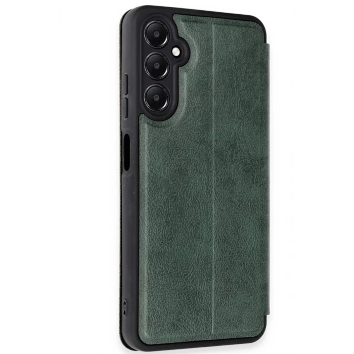 Samsung Galaxy A36 Kılıf Flip Cover - Koyu Yeşil