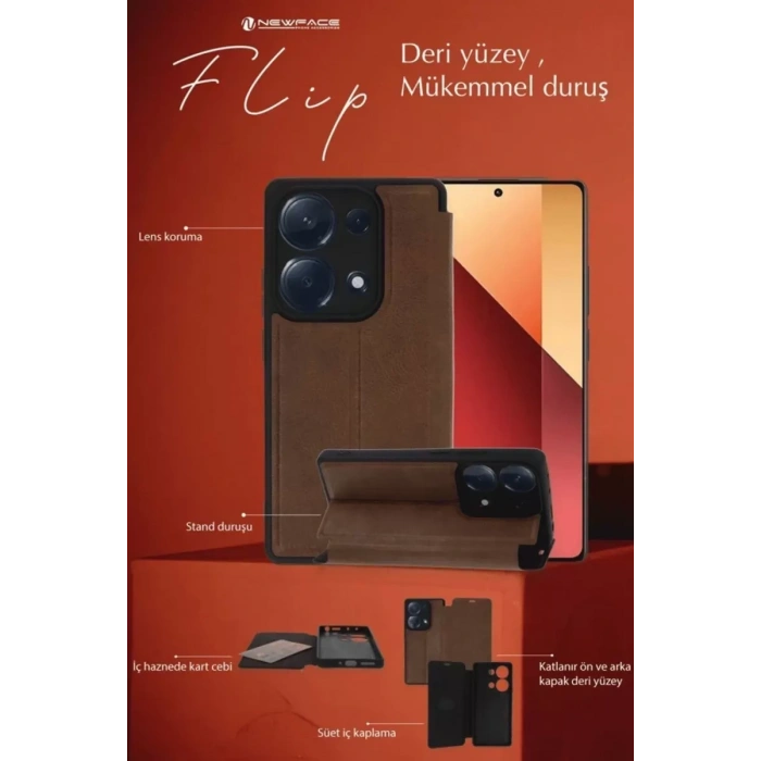 Samsung Galaxy A36 Kılıf Flip Cover - Siyah