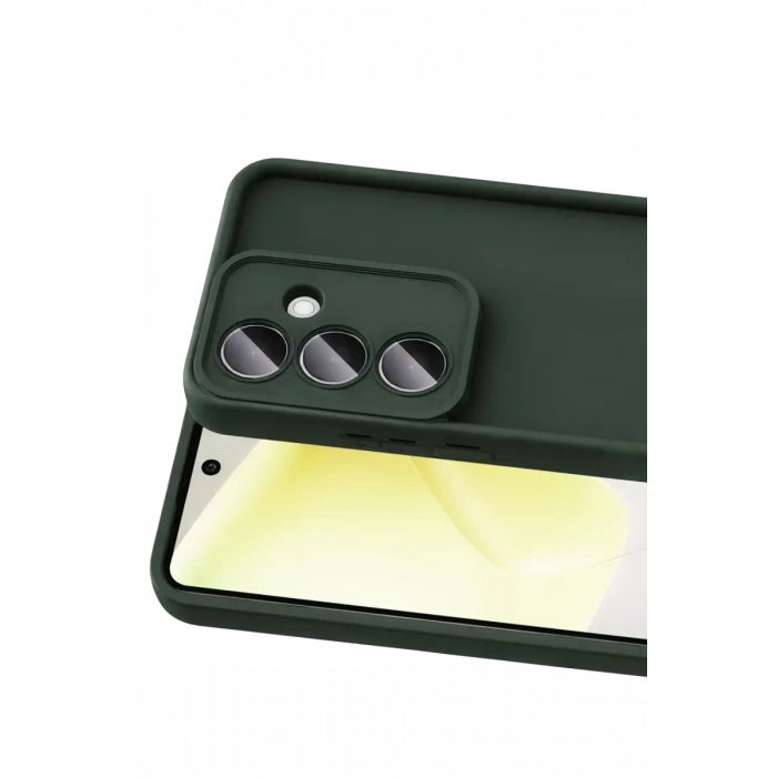Samsung Galaxy A37 5G Viera Silikon - Koyu Yeşil