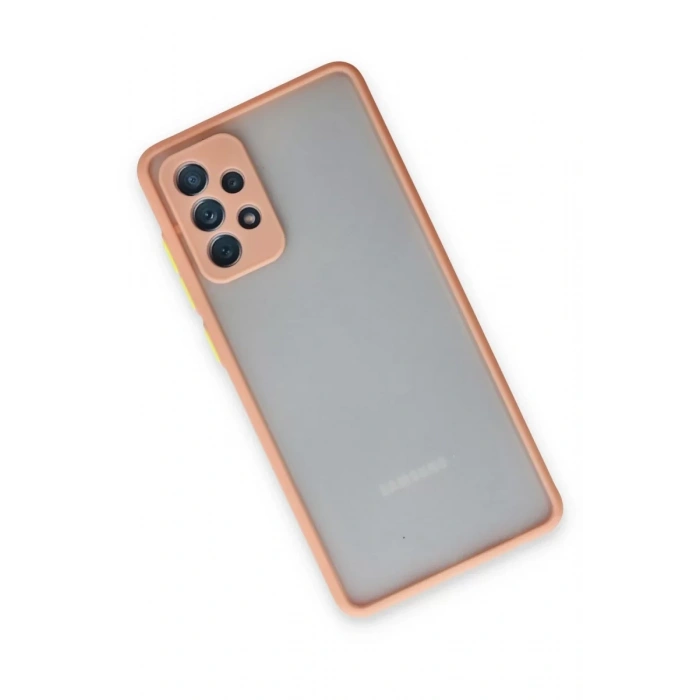 Samsung Galaxy A52 Kılıf Montreal Silikon Kapak - Pembe