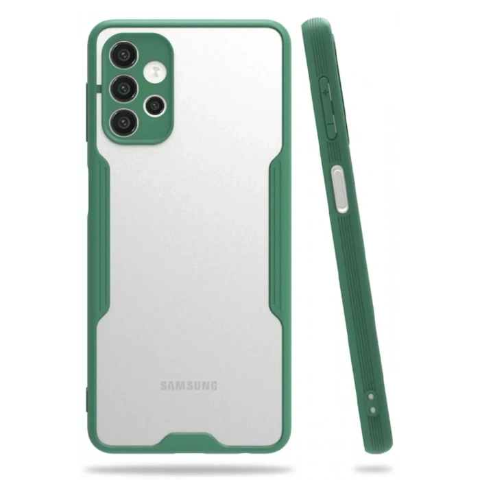 Samsung Galaxy A52 Kılıf Platin Silikon - Yeşil
