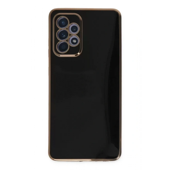 Samsung Galaxy A52 Kılıf Volet Silikon - Siyah
