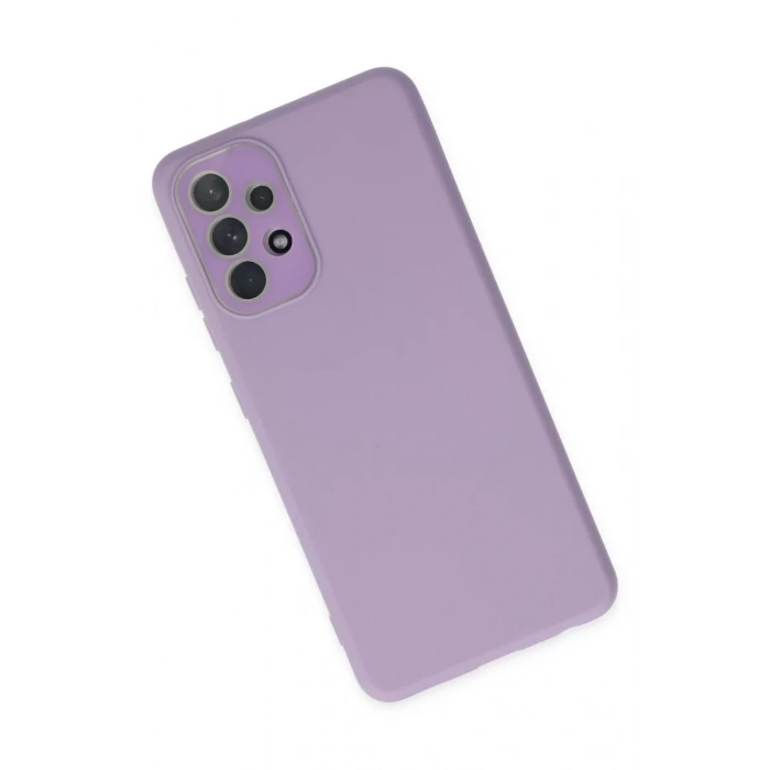 Samsung Galaxy A53 5G Kılıf Lansman Glass Kapak - Lila