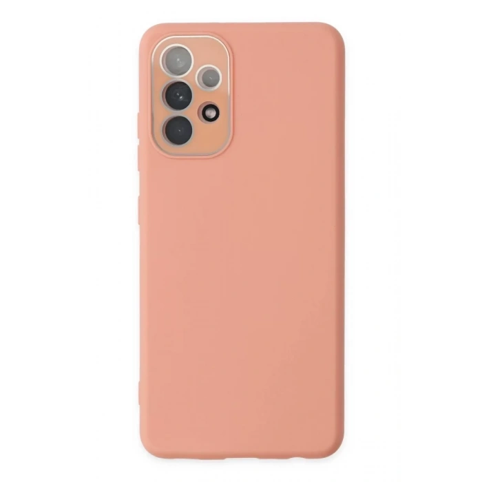 Samsung Galaxy A53 5G Kılıf Lansman Glass Kapak - Pembe