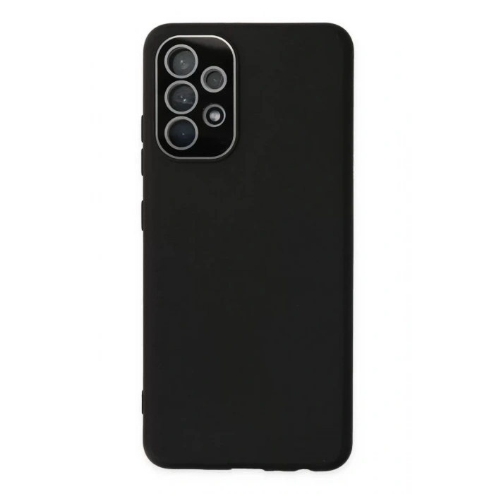 Samsung Galaxy A53 5G Kılıf Lansman Glass Kapak - Siyah
