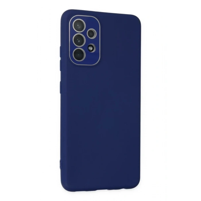 Samsung Galaxy A53 5G Kılıf Lansman Glass Kapak - Sky Blue