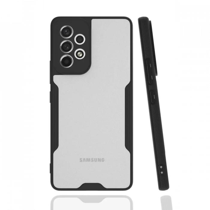 Samsung Galaxy A53 5G Kılıf Platin Silikon - Siyah