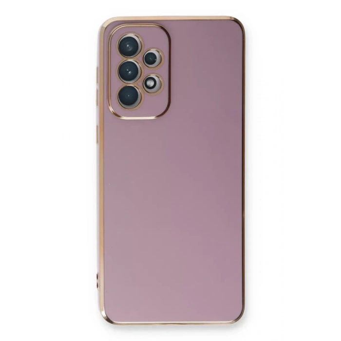 Samsung Galaxy A53 5G Kılıf Volet Silikon - Mor