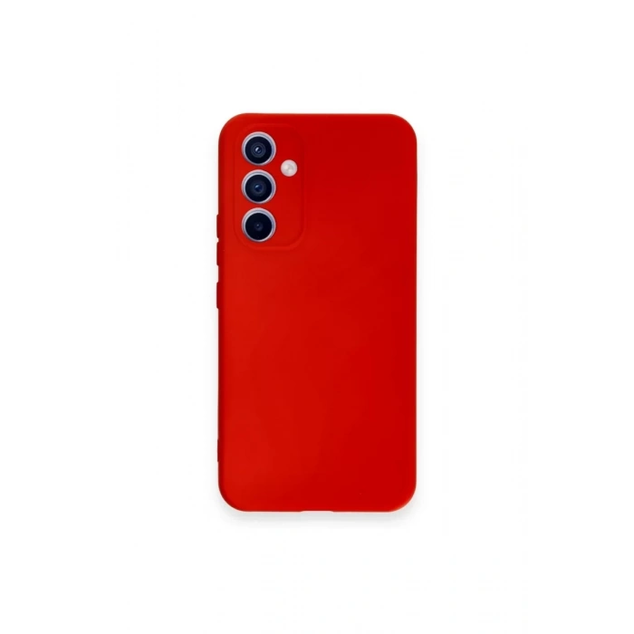 Samsung Galaxy A54 5G Kılıf Nano içi Kadife Silikon - Kırmızı