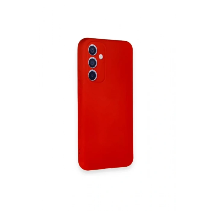 Samsung Galaxy A54 5G Kılıf Nano içi Kadife Silikon - Kırmızı