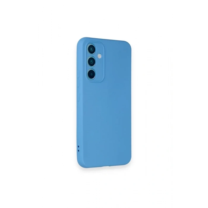 Samsung Galaxy A54 5G Kılıf Nano içi Kadife Silikon - Mavi