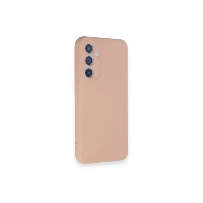 Samsung Galaxy A54 5G Kılıf Nano içi Kadife Silikon - Pudra