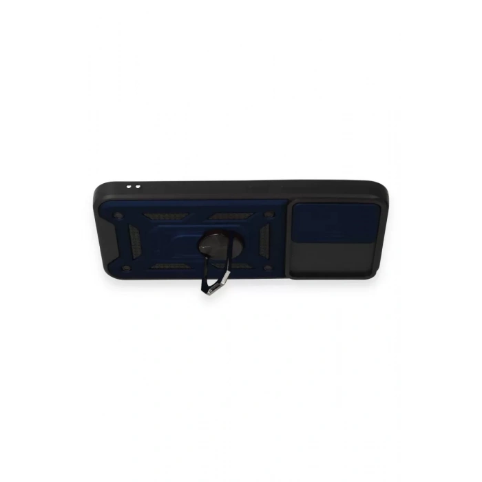 Samsung Galaxy A54 5G Kılıf Pars Lens Yüzüklü Silikon - Lacivert