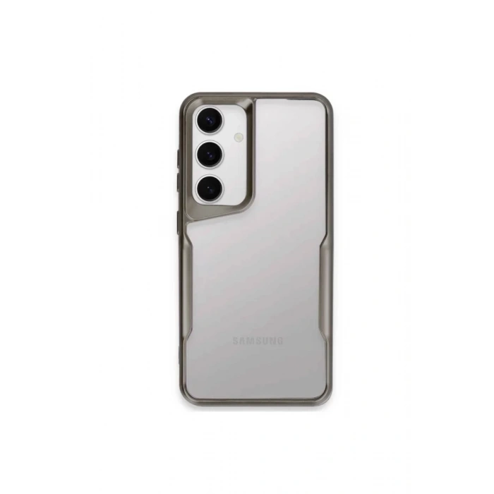 Samsung Galaxy A55 5G Kılıf Boyi Silikon Kapak - Titan Gri