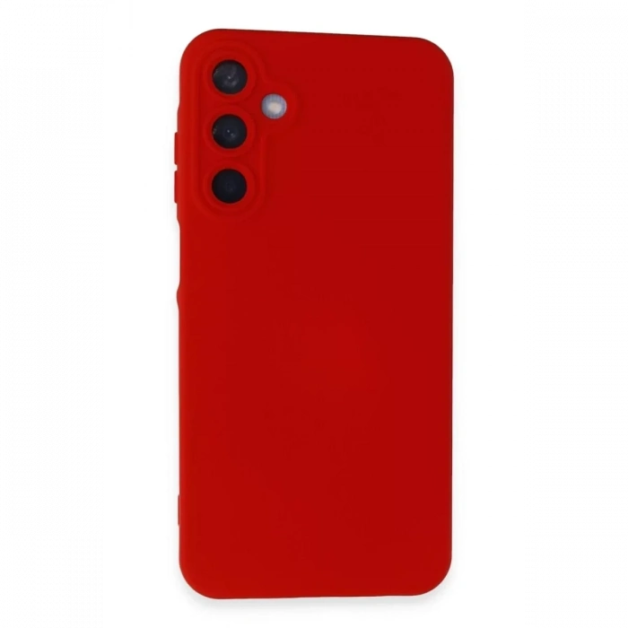 Samsung Galaxy A55 5G Kılıf Nano içi Kadife Silikon - Kırmızı