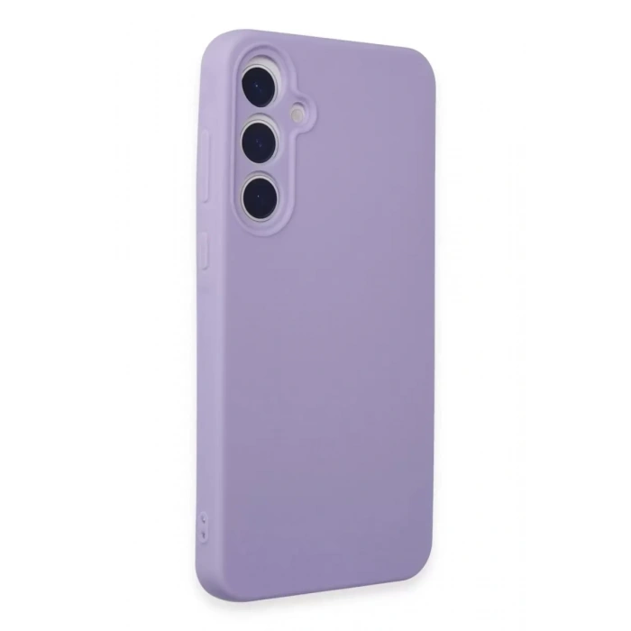 Samsung Galaxy A55 5G Kılıf Nano içi Kadife Silikon - Lila