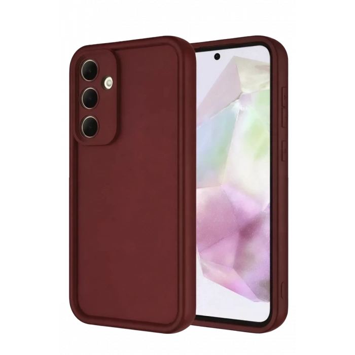 Samsung Galaxy A56 Kılıf Viera Silikon - Bordo