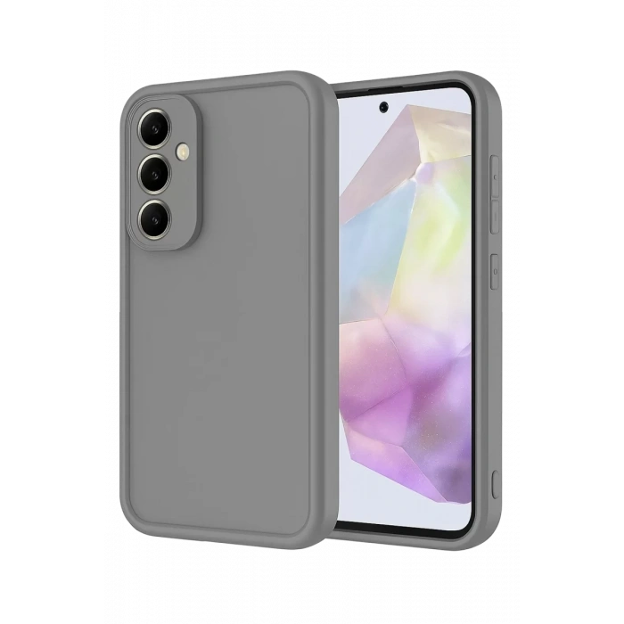 Samsung Galaxy A56 Kılıf Viera Silikon - Gri