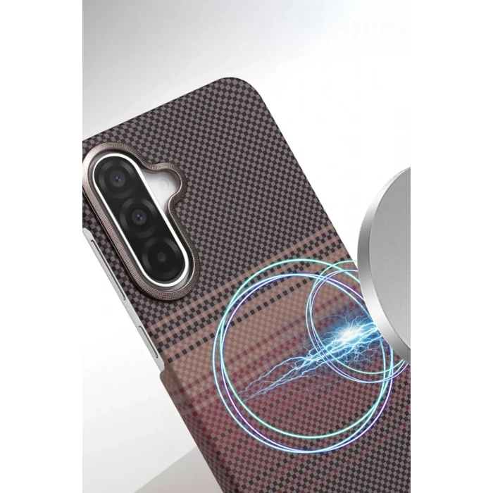 Samsung Galaxy A56 Vega Magsafe Kapak - Yeşil