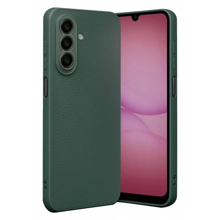 Samsung Galaxy A57 5G Thermax Silikon Kılıf - Koyu Yeşil