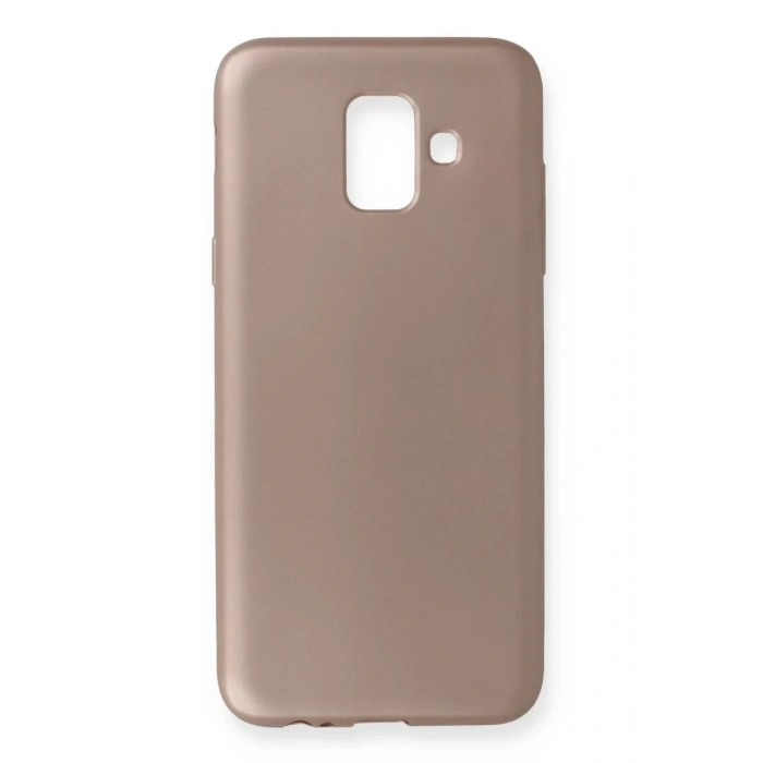 Samsung Galaxy A6 2018 Kılıf First Silikon - Rose Gold