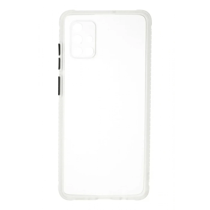 Samsung Galaxy A71 Kılıf Miami Şeffaf Silikon - Şeffaf