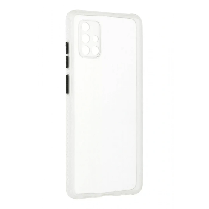Samsung Galaxy A71 Kılıf Miami Şeffaf Silikon - Şeffaf