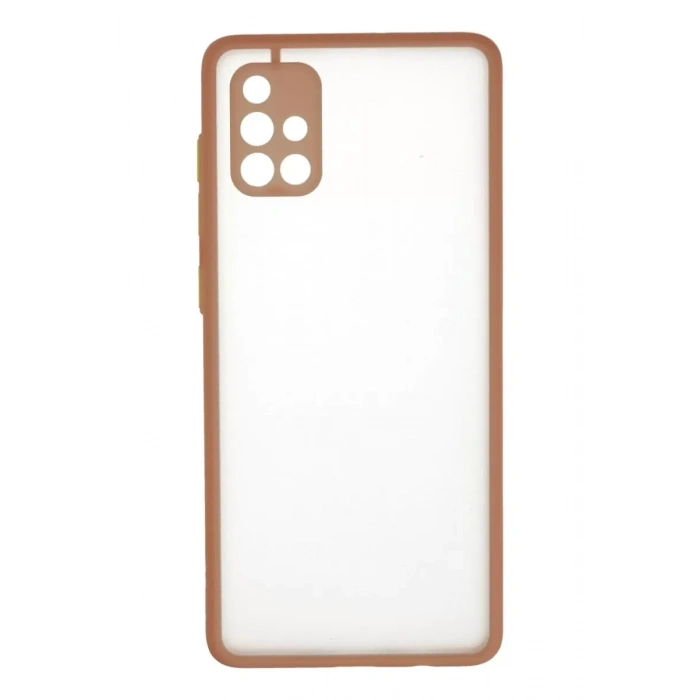 Samsung Galaxy A71 Kılıf Montreal Silikon Kapak - Pembe