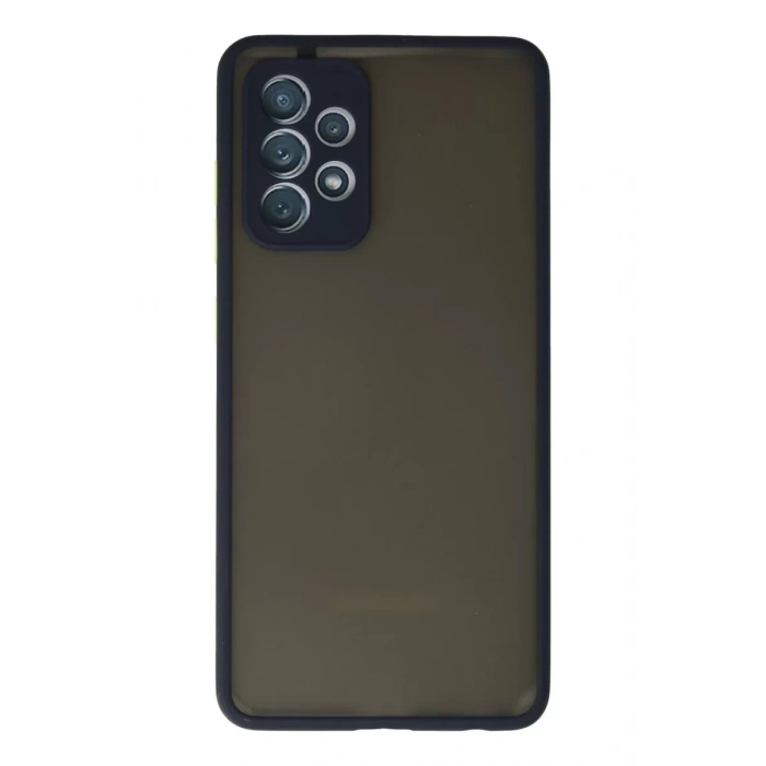 Samsung Galaxy A72 Kılıf Montreal Silikon Kapak - Lacivert