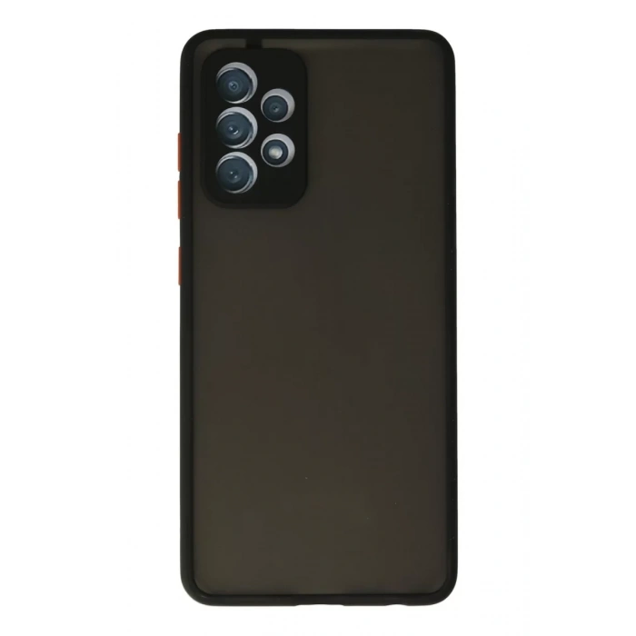 Samsung Galaxy A72 Kılıf Montreal Silikon Kapak - Siyah