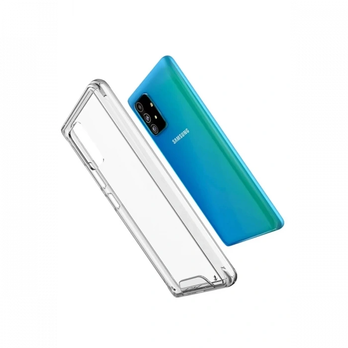 Samsung Galaxy A91 / S10 Lite Kılıf Lüx Şeffaf Silikon