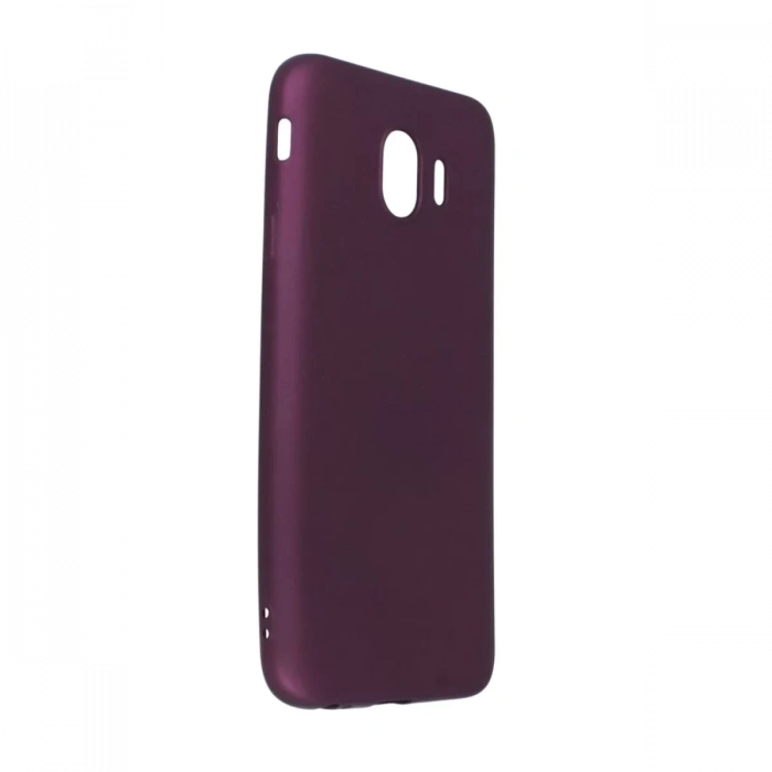 Samsung Galaxy J4 Kılıf First Silikon - Mürdüm