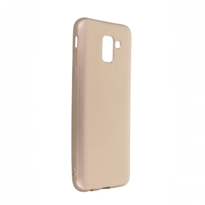 Samsung Galaxy J6 Kılıf First Silikon - Gold