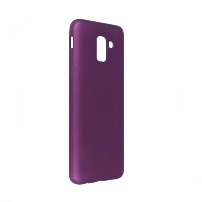 Samsung Galaxy J6 Kılıf First Silikon - Mürdüm