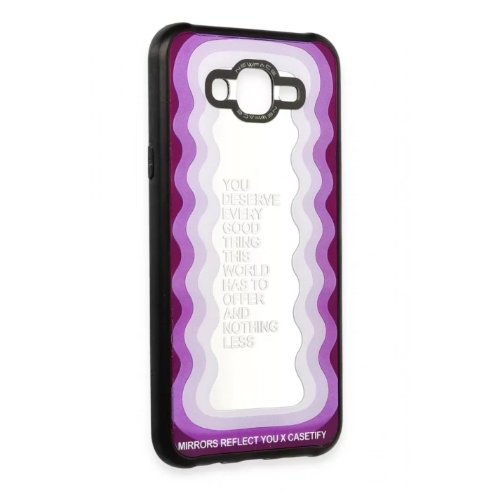 Samsung Galaxy J7 Kılıf Mirror Desenli Kapak - Mirror - 5